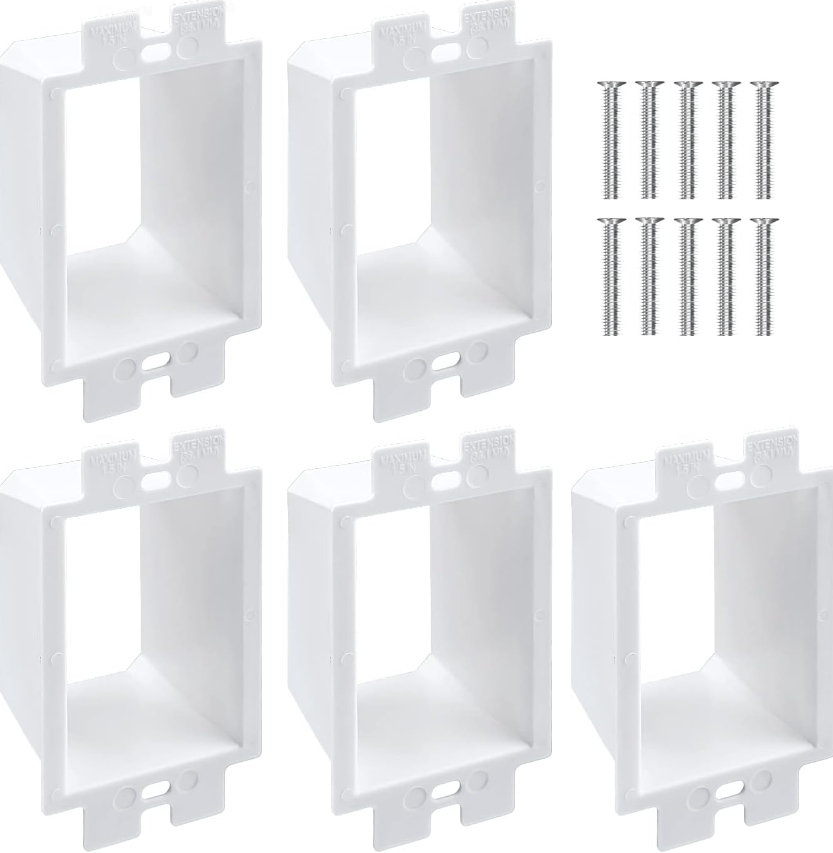 Togalonn™ Outlet Box Extender, 1 Gang, Max 1.5 in. Extension