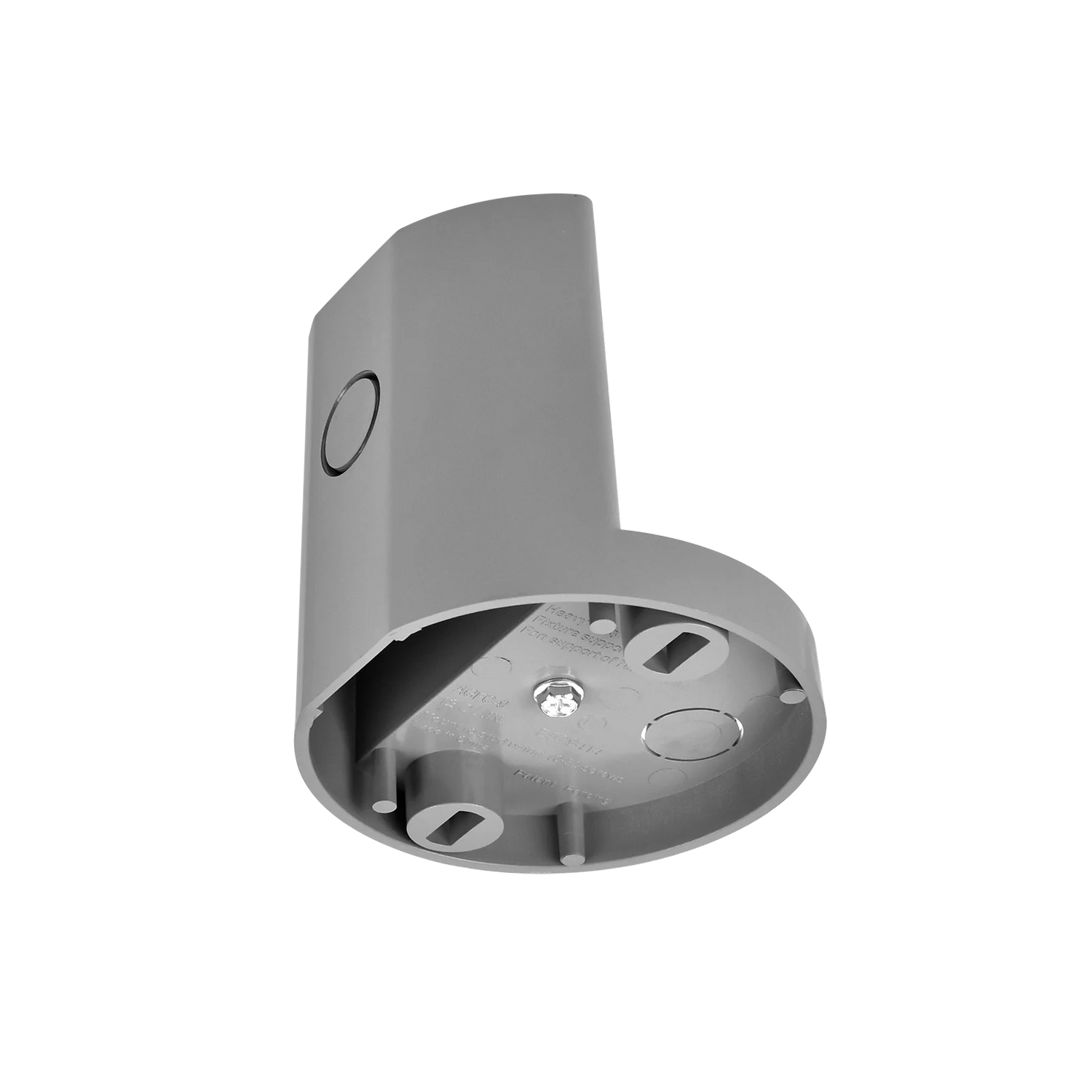 togalonn wholesale PVC Round Ceiling Fan Light Side Mount Box with Cover 12 inches