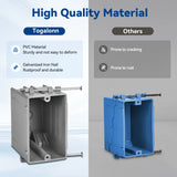 togalonn high quality pvc 22 cu.in 1 gang new work eletrical box