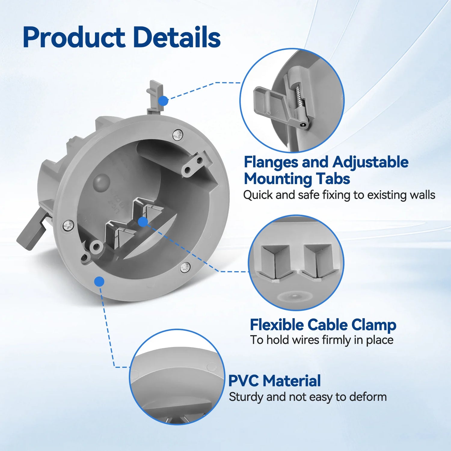 Old Work Ceiling Box 18 cu. in. product details